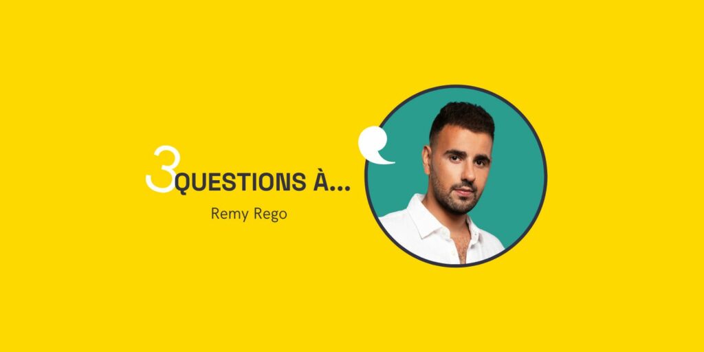 Photo de Rémy Rego sur un fond jaune AFF