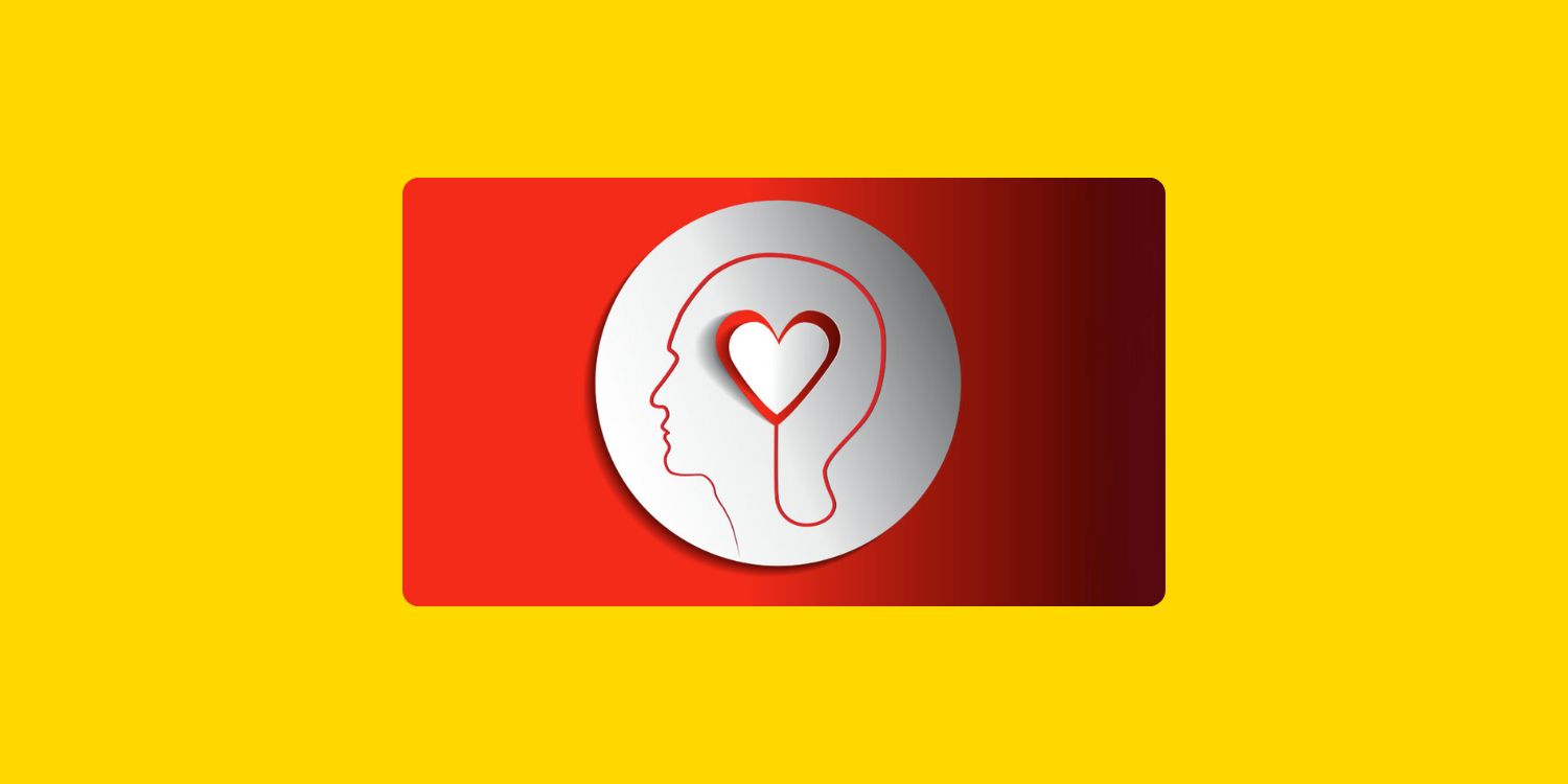 Illustration stylisée représentant le profil d’une tête humaine, avec un cœur à l’intérieur du cerveau, symbolisant le lien entre émotions, générosité et prise de décision.